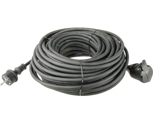 Prodlužovací kabel 1 zásuvky, 20 m, 1,5 mm, gumový