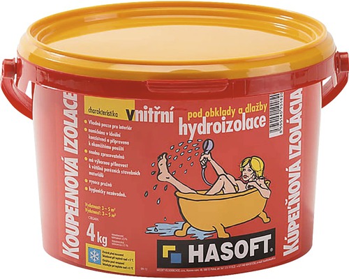 Hydroizolace HASOFT Koupelnová izolace vnitřní pod obklady a dlažby 4 kg