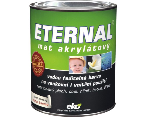 ETERNAL akrylátový, matný, světle šedý 0,7 kg
