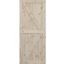 Posuvné dveře LOFT 2 dřevěné 840 x 1980 mm borovice-thumb-0