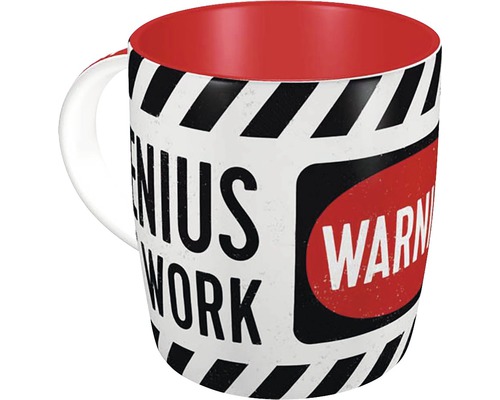 Hrnek - Warning! Genius at Work 0,34 l