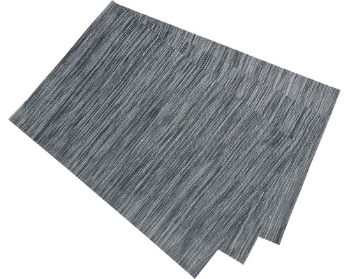 Prostírání PVC 30x45cm černá/šedá