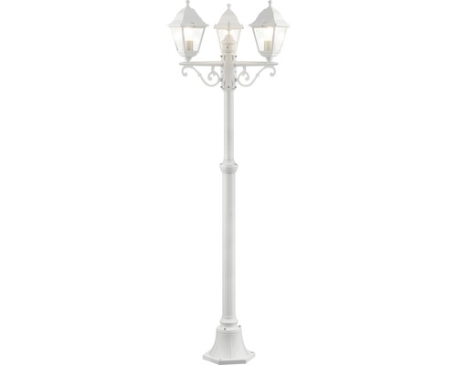 Venkovní stojící osvětlení Lalumi Nissi IP44 E27 3x60W bílé 200cm