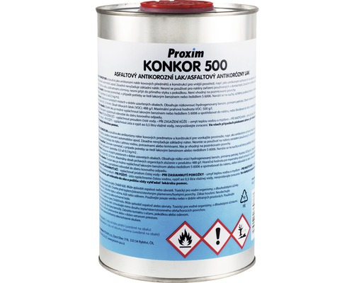 Konkor 500 950 g, asfaltový antikorozní barva-0