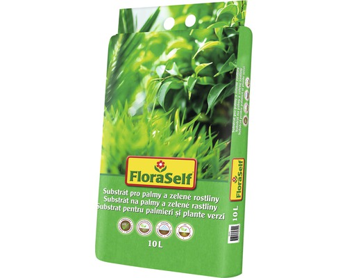 Substrát pro palmy a zelené rostliny FloraSelf 10 l