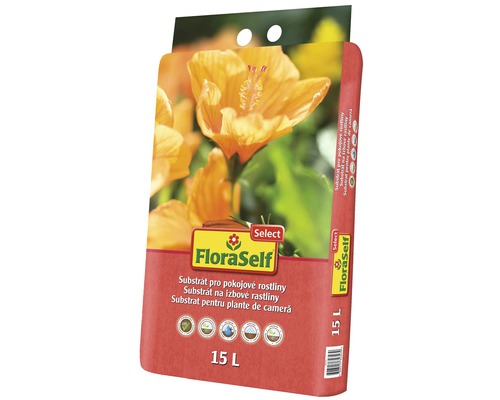 Substrát pro pokojové rostliny FloraSelf Select 15 l