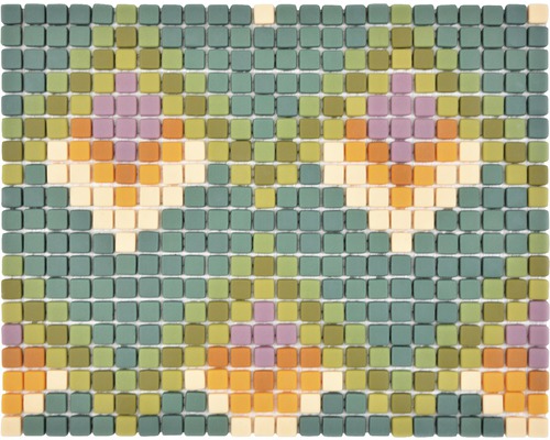 Skleněná mozaika Cuba MC2 31,10x24,60 cm mix zelená matná-0