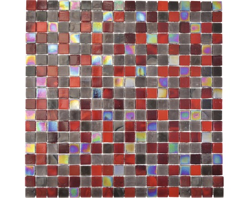 Skleněná mozaika GM MRY 200 29,5x29,5 cm hnědá/červená-0