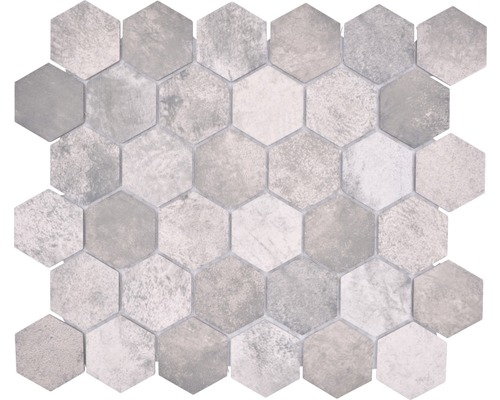 Keramická mozaika HX Curio ZDG šestiúhelník 32,5x28,1 cm šedá-0