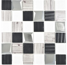 Skleněná mozaika XCM Coast 29,8x29,8 cm stříbrná-thumb-0
