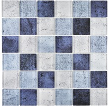 Skleněná mozaika XCM Moon26 29,8x29,8 cm modrá-thumb-0