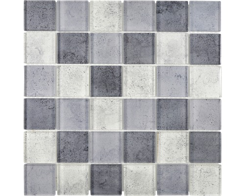 Skleněná mozaika XCM Moon24 29,8x29,8 cm šedá-0