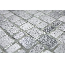 Skleněná mozaika XCM GME 26 31,7x31,1 cm šedá/černá-thumb-1