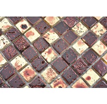 Mozaika z přírodního kamene XAM 67 30x30 cm zlatá/červená-thumb-3