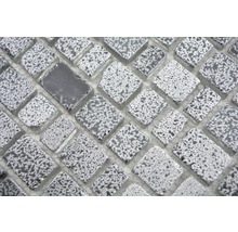 Skleněná mozaika XCM GME 26 31,7x31,1 cm šedá/černá-thumb-3