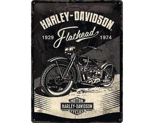 Plechová cedule Harley-Davidson 40x30 cm-0