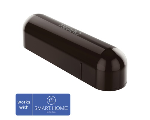 Senzor Fibaro Z-Wave dveře/okna tmavě hnědý kompatibilní se SMART HOME by hornbach