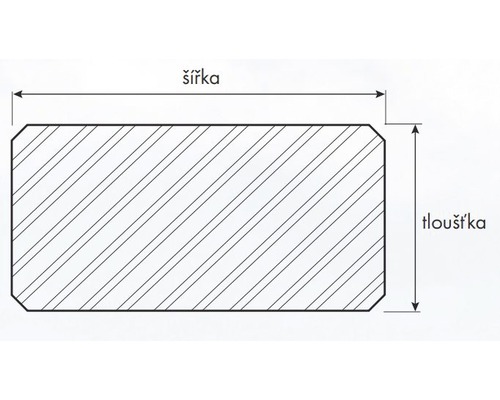 Dřevěný hranol konstrukční NSi 80 x 80 x 2500 mm smrk
