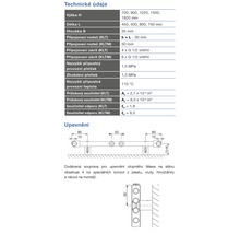 Koupelnový radiátor Koralux Linear Comfort 122x45 cm-thumb-3