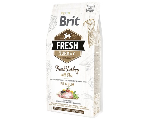 Granule pro psy Brit Fresh Turkey Light 2,5 kg-0