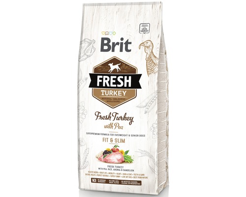 Granule pro psy Brit Fresh Turkey Light 12 kg-0