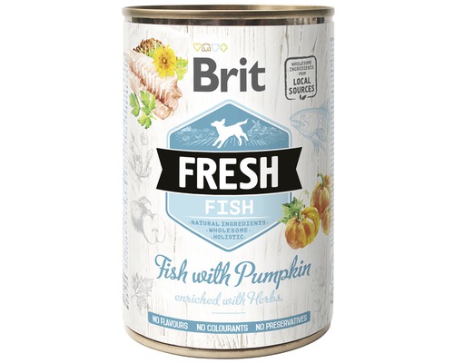 Konzerva pro psy Brit Fresh Fish with Pumpkin 400 g-0