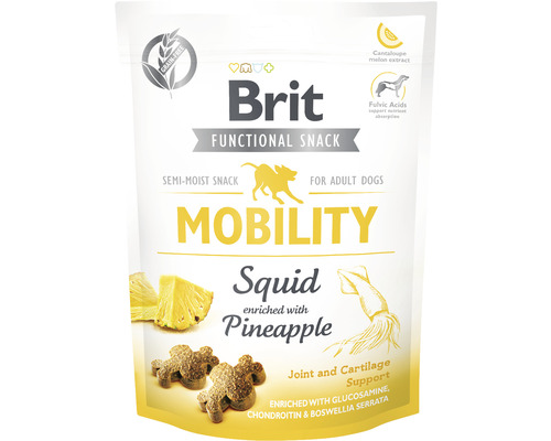 Pamlsky pro psy Brit Care Dog Functional Snack Mobility Squid 150 g-0