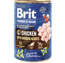 Konzerva pro psy Brit Premium by Nature Chicken with Hearts 400 g-thumb-0