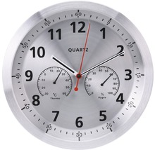 Nástěnné hodiny s hydro-teploměrem Ø 35cm-thumb-0