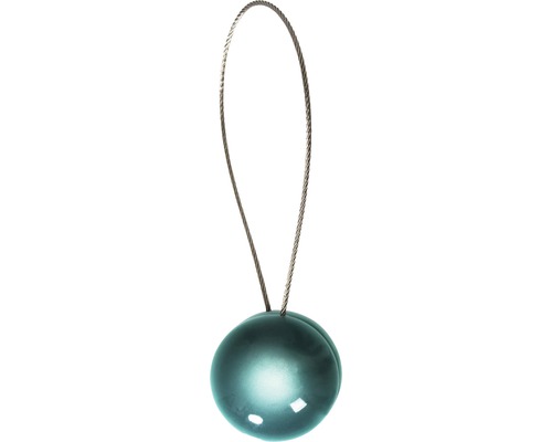 Spona dekorativní Pearls modrá kov 2 ks-0