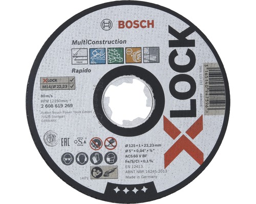 Pilový kotouč Bosch X-LOCK 125x1,0mm