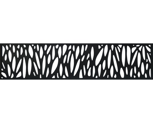 Designová výplň pro WPC plot Konsta hliníková úzká černá