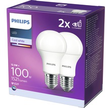 LED žárovka Philips E27 12,5W/100W 1521lm 4000K 2ks-thumb-2