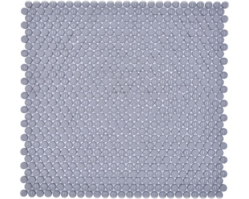 Skleněná mozaika zaoblená smalt mix šedá lesklá/matná-0