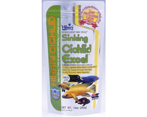 Krmivo pro ryby Hikari Sinking Cichlid Excel Mini 342 g