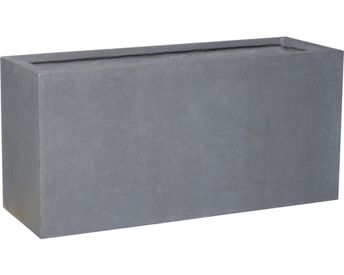 Truhlík umělý kámen Lafiora Emil 95 x 32 x 44 cm tmavě šedý