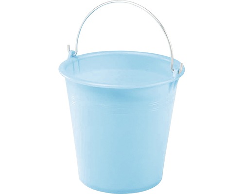 Plastový kbelík 18l bez výlevky, modrá
