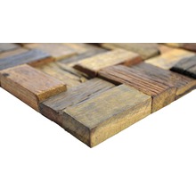 Dřevěná mozaika Bowd 25 parketa Boat 30x30 cm Old Wood FSC-thumb-1