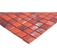 Skleněná mozaika GM MRY 300 čtverec 29,5x29,5 cm sklo červená-thumb-1