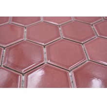 Keramická mozaika HX540 šestiúhelník uni bordó červená lesklá-thumb-3