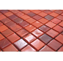 Skleněná mozaika GM MRY 300 čtverec 29,5x29,5 cm sklo červená-thumb-2