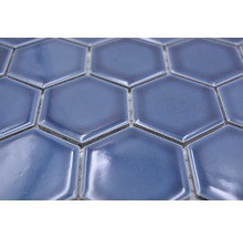 Keramická mozaika HX530 šestiúhelník uni modrozelená lesklá-thumb-2