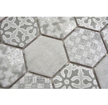 Keramická mozaika HX Curio G šestiúhelník curio 32,5x28,1 cm šedá-thumb-3