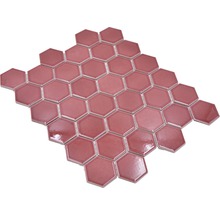 Keramická mozaika HX540 šestiúhelník uni bordó červená lesklá-thumb-5
