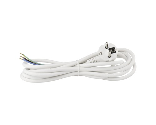 Napájecí kabel Emos Flexo 3x0,75-H05VV-F 3m bíla
