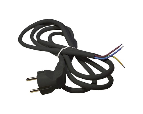Napájecí kabel Emos Flexo 3x1,5-H05VV-F 2m černá