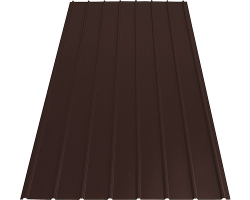 PRECIT trapézový plech H12 čokoládově hnědá 1600 x 910 x 0,4 mm-0