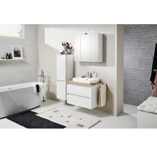 Koupelnová skříňka pod umyvadlo Pelipal Quickset 360 lesknoucí bílá 75 x 53 x 49 cm-thumb-5