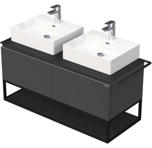 Koupelnová skříňka s umyvadlem Intedoor Landau Metal 120 cm antracit-thumb-0