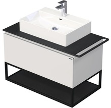 Koupelnová skříňka s umyvadlem Intedoor Landau Metal 90 cm bílá-thumb-0